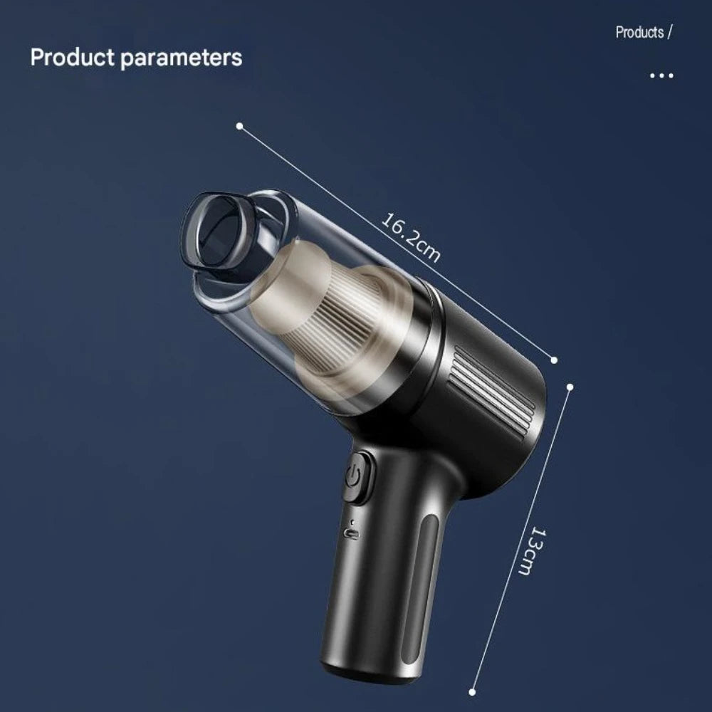 Handheld Car Vacuum for Pet Owners - 180W Powerful Suction, for Hair Removal from Seats & Carpeted Areas