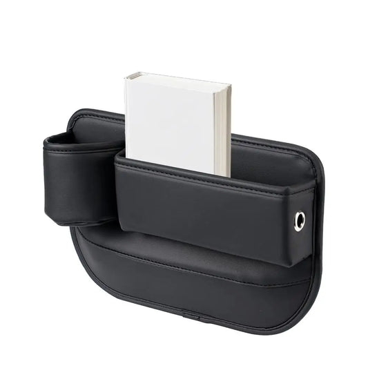 Car Front Seat Gap Filler Auto Storage Organizer Bag with Cup Holder between Seats Car Interior Accessories Gap Filler Box For