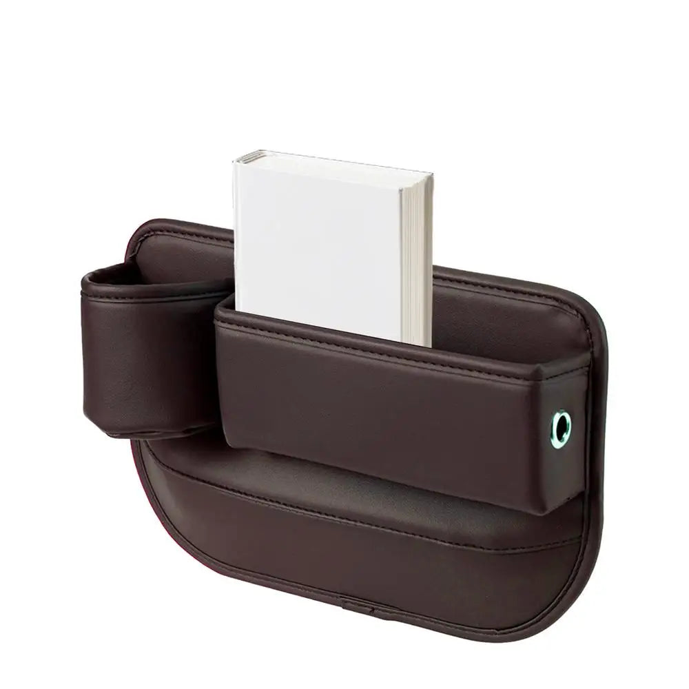 Car Front Seat Gap Filler Auto Storage Organizer Bag with Cup Holder between Seats Car Interior Accessories Gap Filler Box For